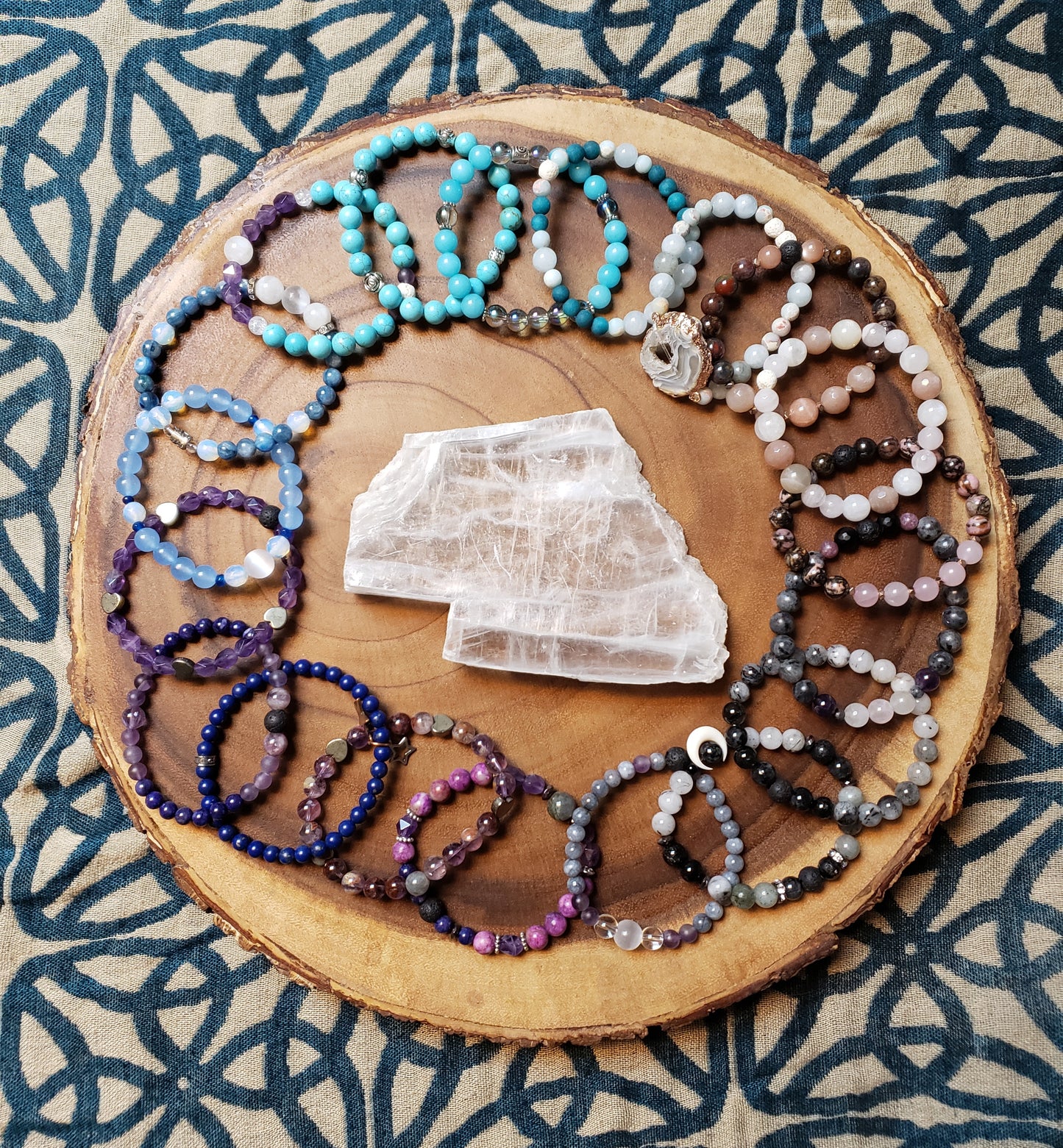 Vibrational Crystal Energy Infused Bracelet (Custom Made)