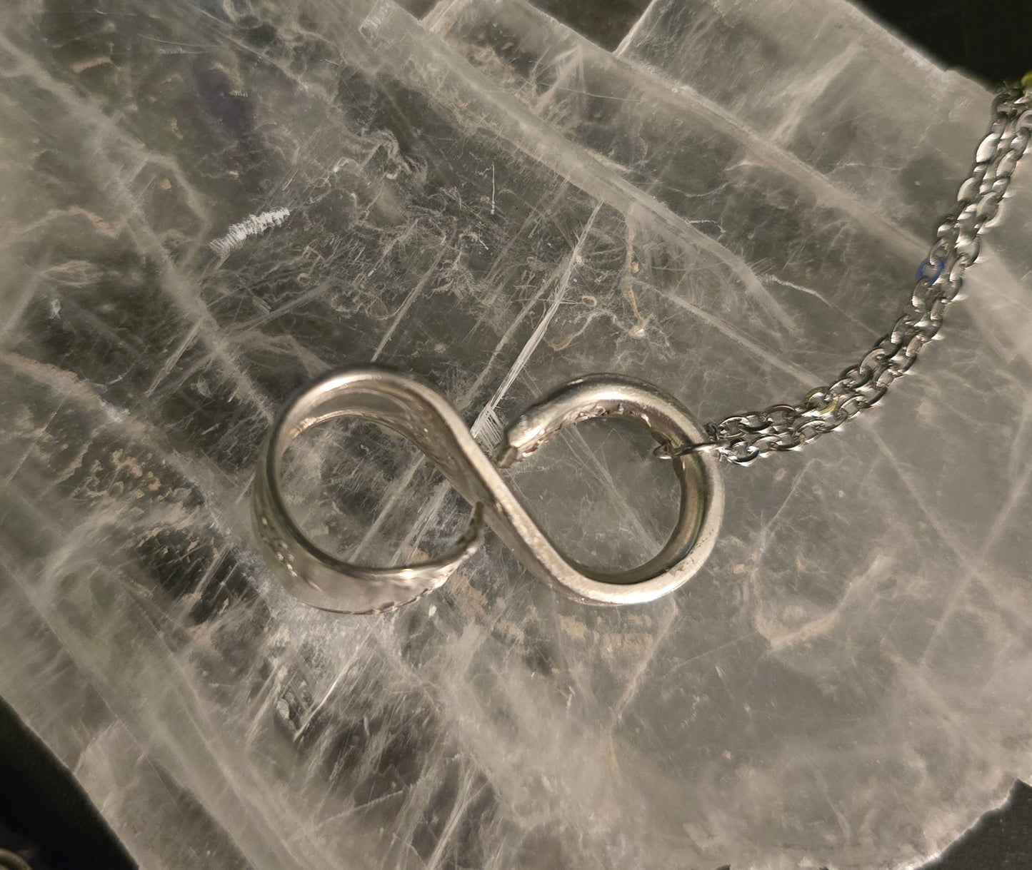 Vintage Handmade Infinity Necklace