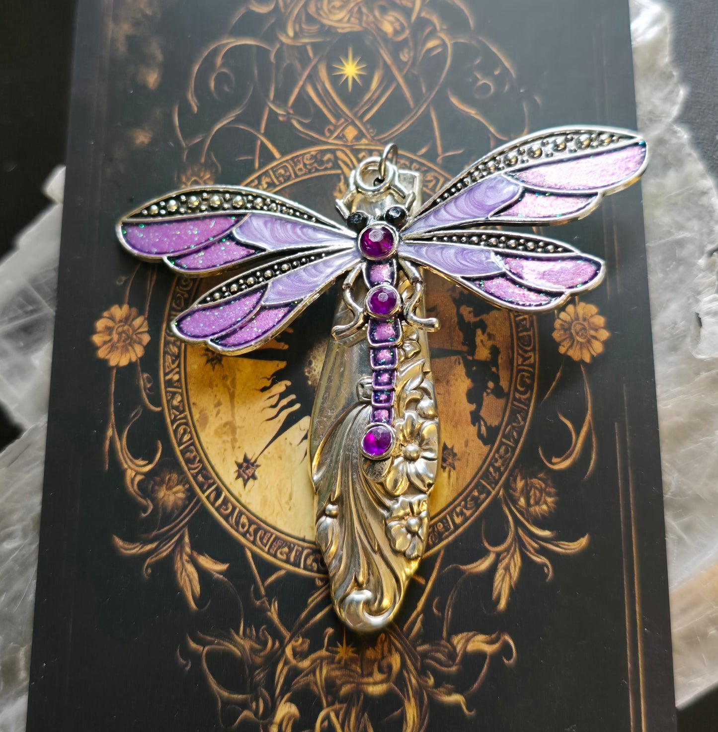 Evening Star Dragonfly Pendant